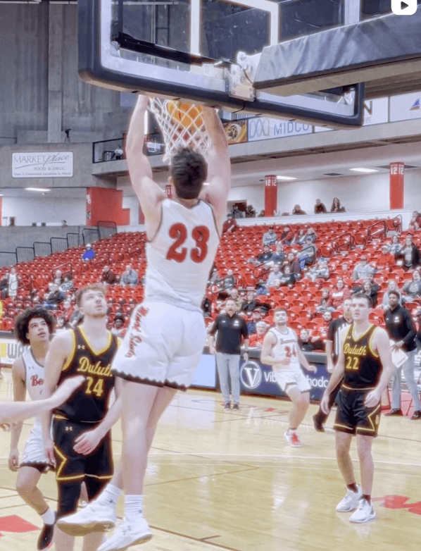 Minot State University Men’s Basketball Highlight💯